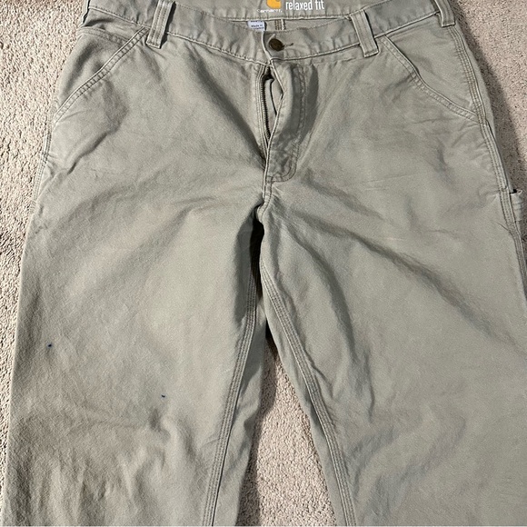 Carhartt Men's Cargo Pants in Gray, 35x32 - Picture 7 of 12